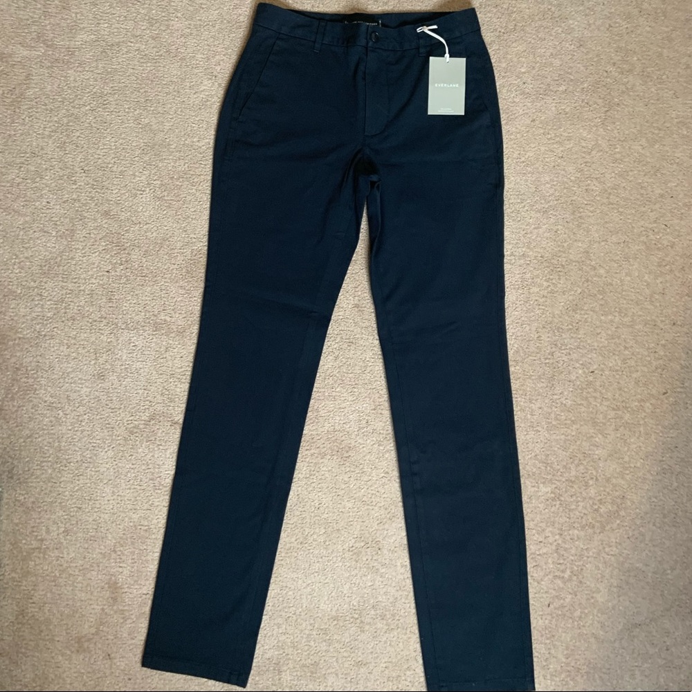 EVERLANE Chino Pants - 30x34, Navy, NWT